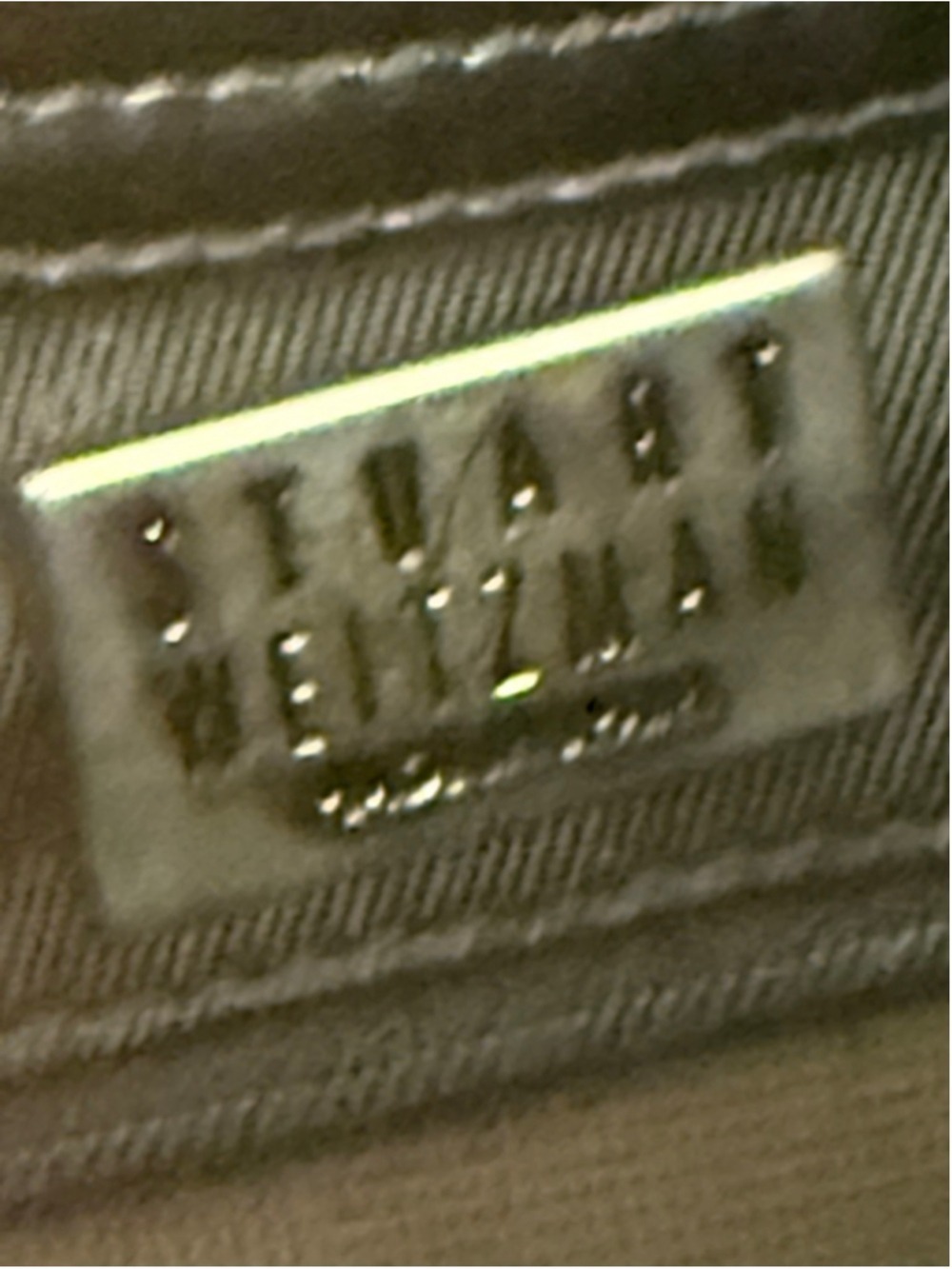 Stuart Weitzman Black Lizard Embossed Shoulder, 90s with no damage noted. Cute - Picture 10 of 13
